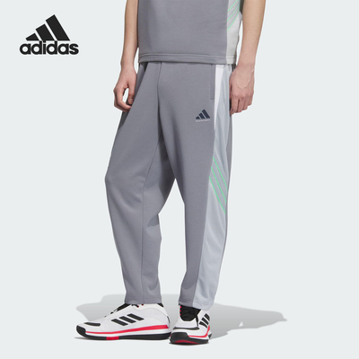 Adidas/阿迪达斯正品BB PANT男士拼接宽松篮球实战运动裤KC0315