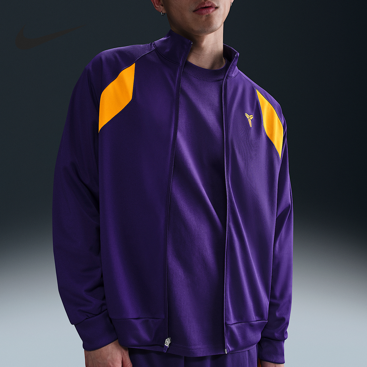 Nike/耐克正品Kobe Dri-FIT男士针织复古经典夹克外套HJ8098-547