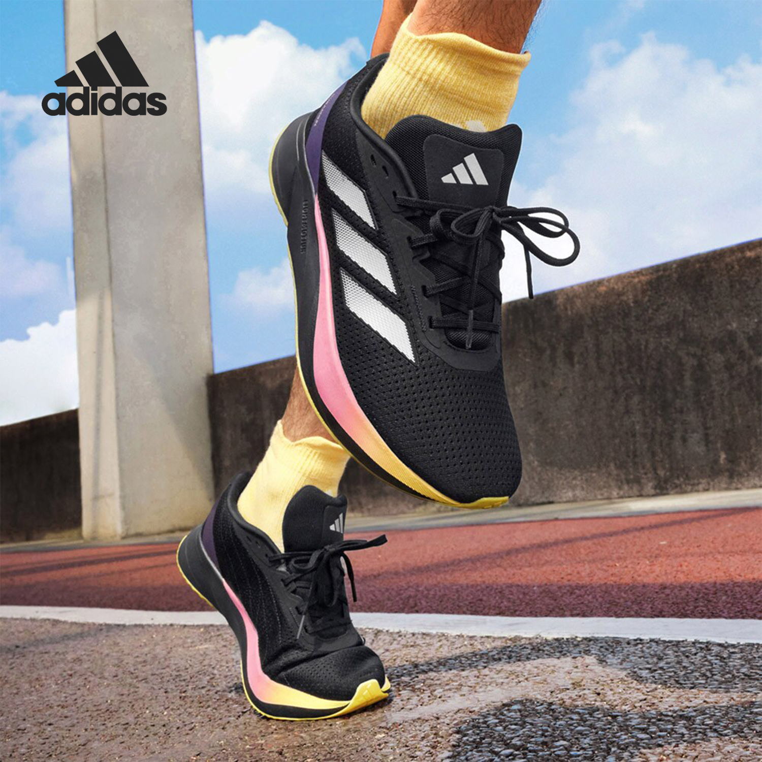 Adidas/阿迪达斯正品DURAMO SL M男士运动缓震跑步鞋IE4034