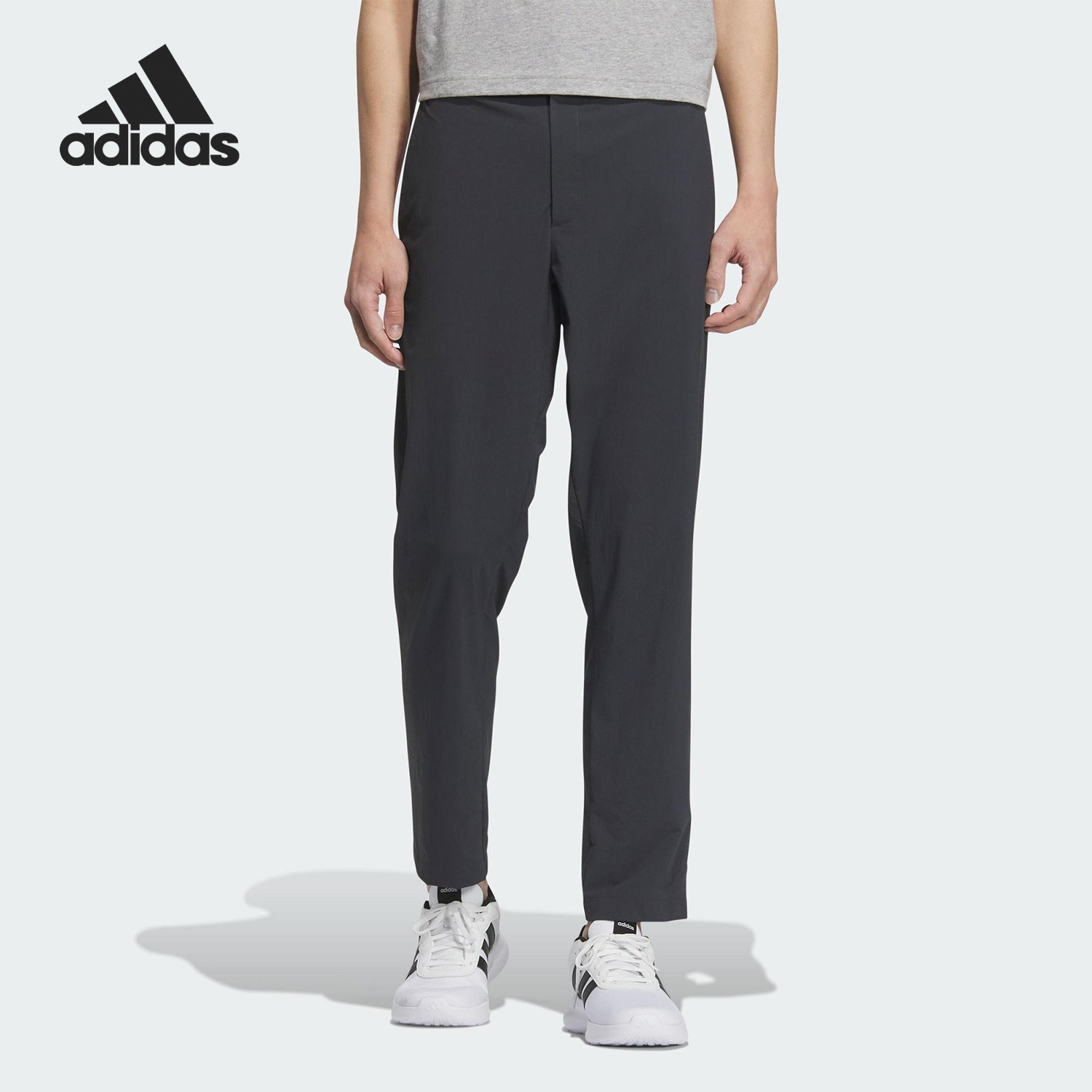 Adidas/阿迪达斯正品2025新款男士防晒户外直筒运动长裤KC3087
