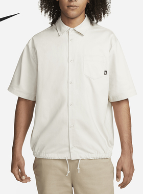 Nike/耐克正品男士印花Polo领纽扣经典舒适透气短袖T恤DX0898-104