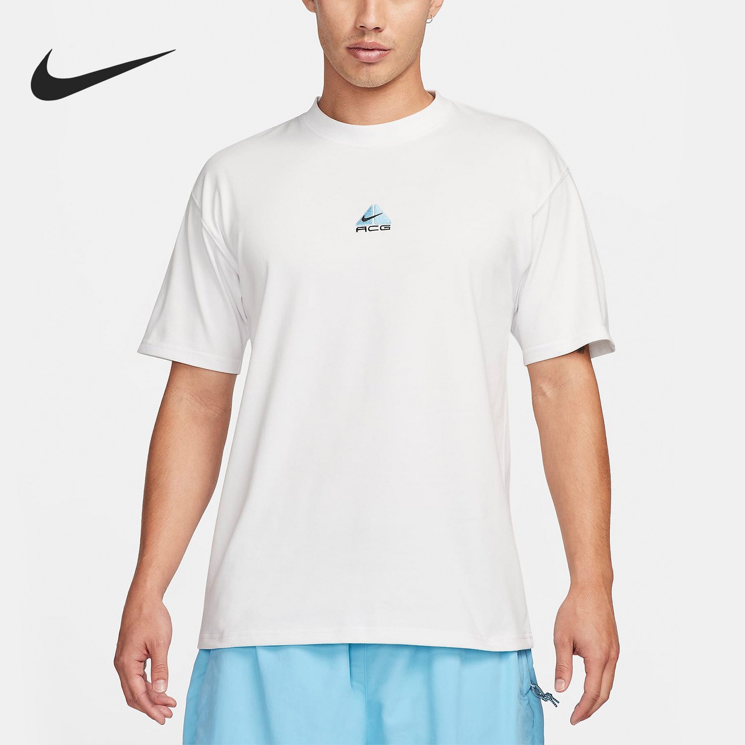 Nike/耐克正品当季新款男士简约休闲圆领短袖T恤DQ1816-124,运动服/休闲服装,运动T恤,淘宝优惠券,粉丝福利购,淘宝优惠卷