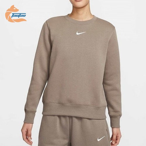 Nike/耐克正品2025新款女士宽松圆领运动保暖卫衣DQ5752-233