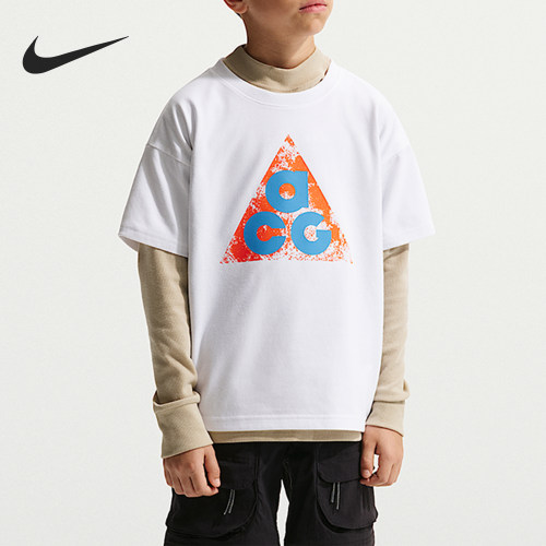 Nike/耐克正品ACG DF TEE M90大童运动休闲经典印花T恤IM9322-100