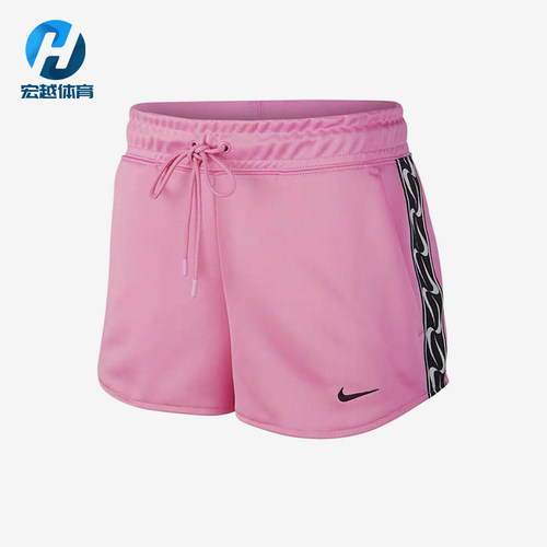 Nike/耐克正品刺绣抽绳系带运动直筒休闲舒适短裤CJ6318-610