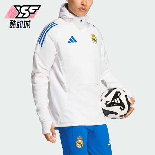 Adidas/阿迪达斯正品REAL EU WINTOP男士足球训练运动长袖KE1167