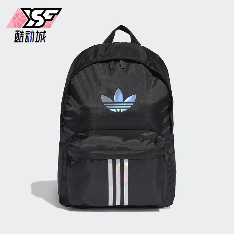 Adidas/阿迪达斯正品三叶草男女印花运动经典休闲双肩背包GD4529