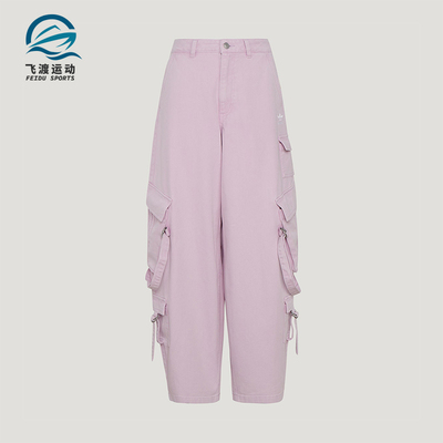 Adidas/阿迪达斯正品新款女士经典宽松经典时尚牛仔长裤KU9536
