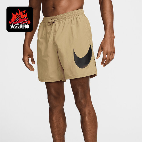 Nike/耐克正品Swim Breaker男士大勾梭织经典沙滩短裤HV7077-297