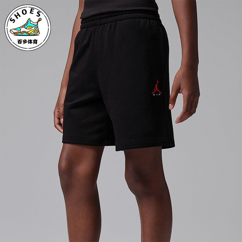 Nike/耐克正品大童经典透气中腰时尚休闲运动短裤IZ7394-010 - 实物图