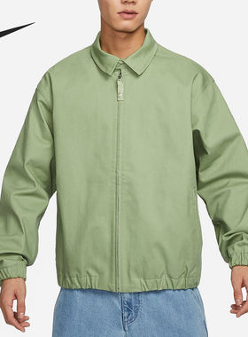Nike/耐克正品新款情侣款宽松休闲梭织翻领外套FQ0407-386