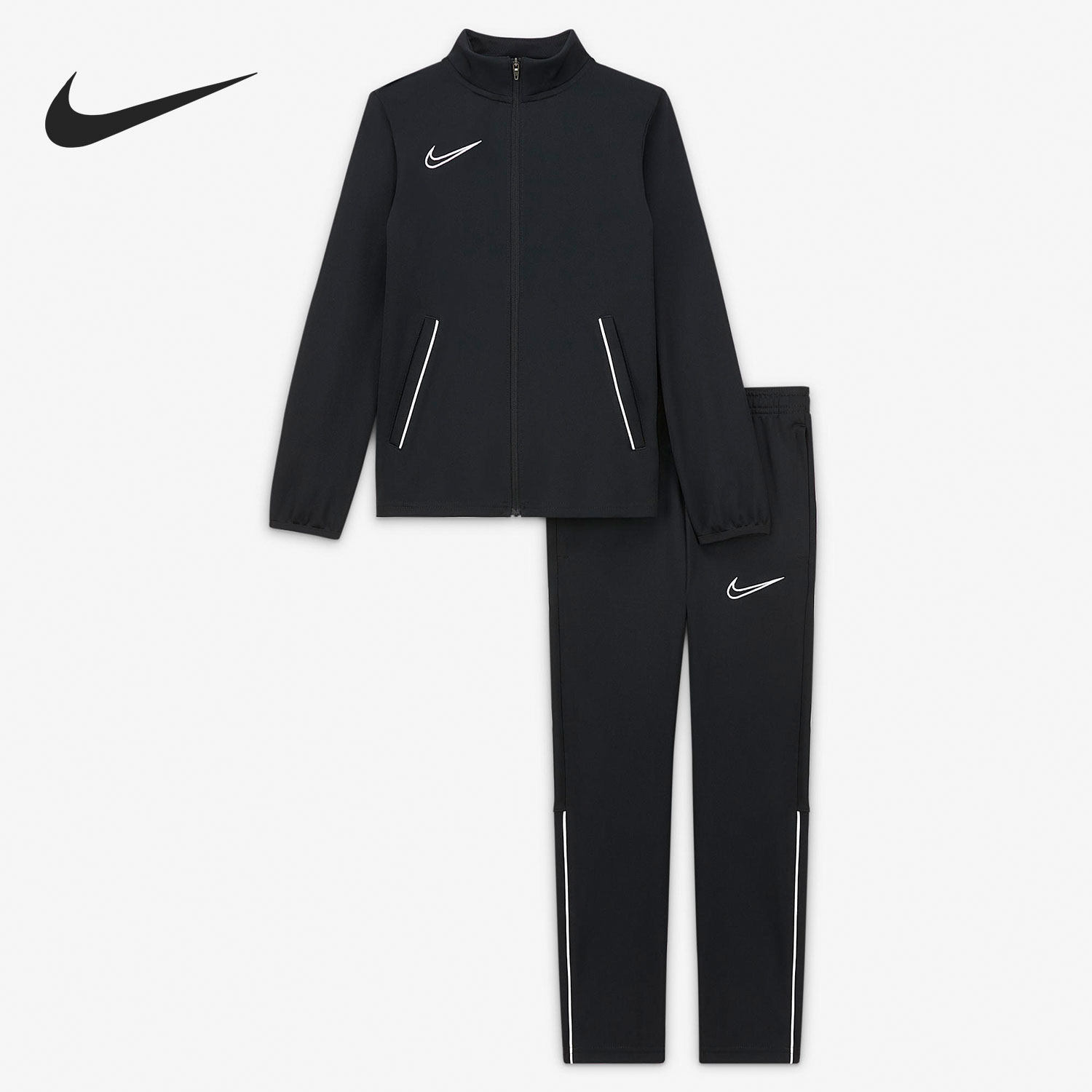 Nike/耐克正品儿童时尚休闲运动舒适速干套装刺绣套装CW6133-010,童装/婴儿装/亲子装,套装,淘宝优惠券,粉丝福利购,淘宝优惠卷