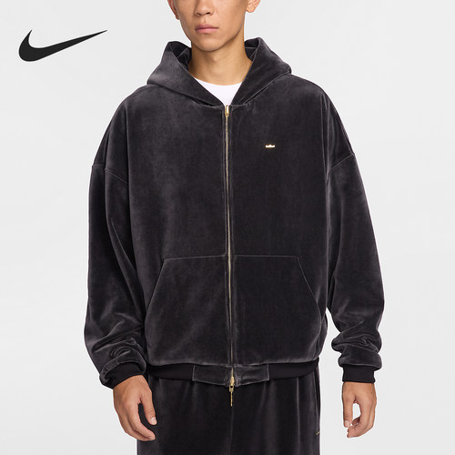 Nike/耐克正品LeBron男士运动连帽宽松刺绣篮球外套IM0636-010