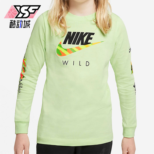 Nike/耐克正品SPORTSWEAR大童舒适简约经典休闲长袖T恤DC7643-383