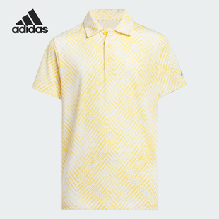 POLO衫 Adidas 大童高尔夫运动短袖 阿迪达斯正品 IU3501 新款