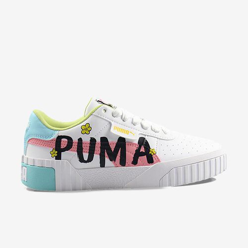 PUMA彪马正品Cali女款低帮字母运动休闲日常通勤板鞋374283-01