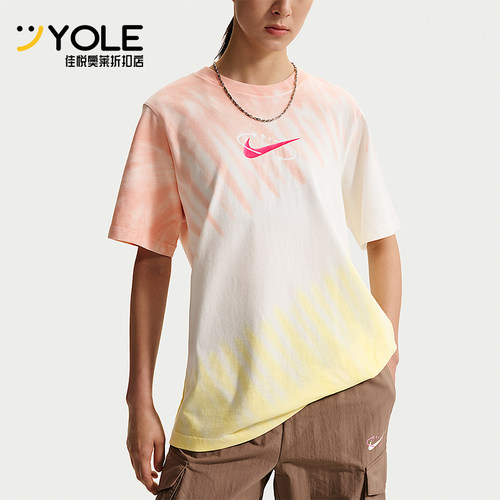 Nike/耐克正品2026夏季女士圆领运动轻盈休闲透气T恤IR7557-378