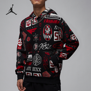 耐克正品 HM7255 26夏JORDAN男士 潮流连帽卫衣套头衫 010 时尚 Nike
