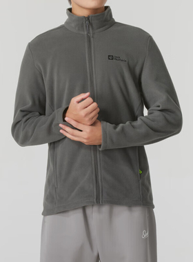 Jack wolfskin/狼爪正品新款男士休闲摇粒绒夹克5032751-6945