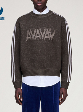 Adidas/阿迪达斯正品三叶草AVKNITSWEATER经典休闲针织衫JZ0620
