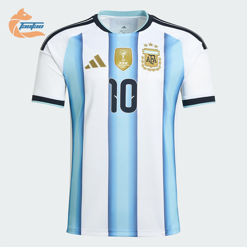 Adidas/阿迪达斯正品阿根廷男士针织修身圆领足球运动T恤KA8117