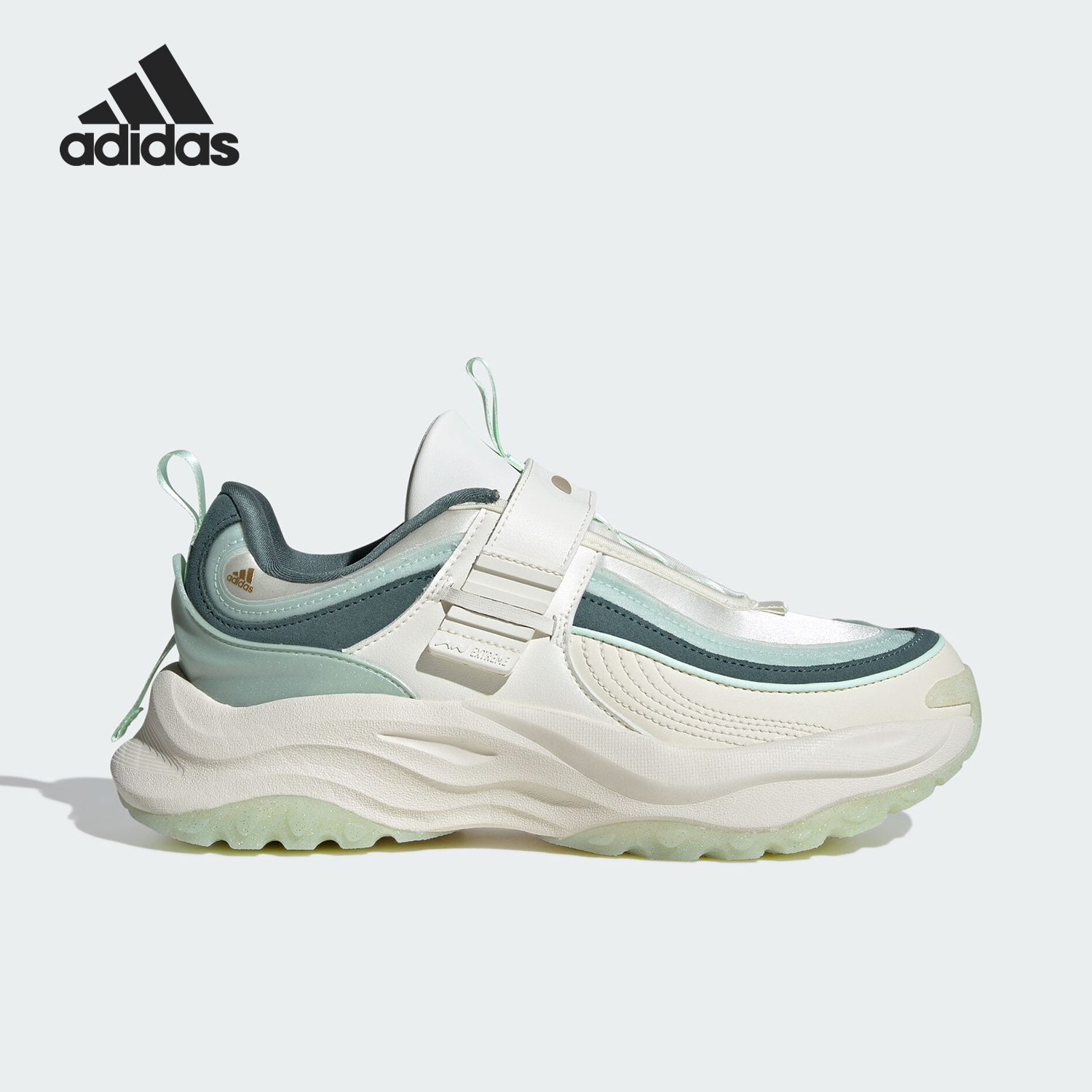 Adidas/阿迪达斯正品MAXXWAVY 女士厚底耐磨运动休闲鞋ID3679