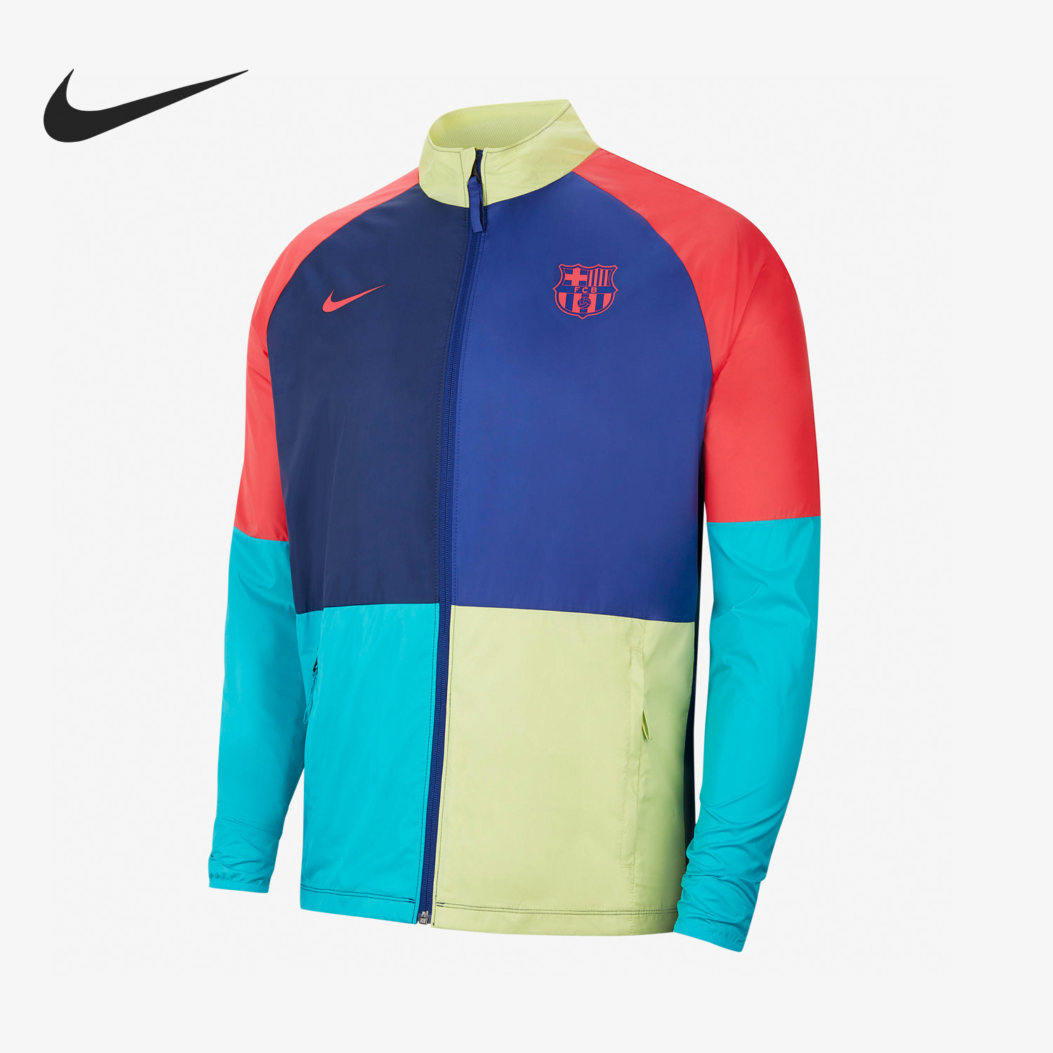 Nike/耐克正品冬季男子巴萨足球球衣夹克运动外套CI9529-457,运动服/休闲服装,运动茄克/外套,淘宝优惠券,粉丝福利购,淘宝优惠卷