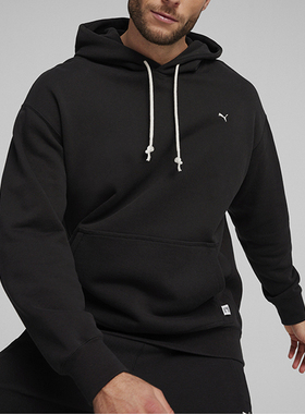 Puma/彪马正品休闲透气26夏男士运动针织宽松连帽卫衣624011-01