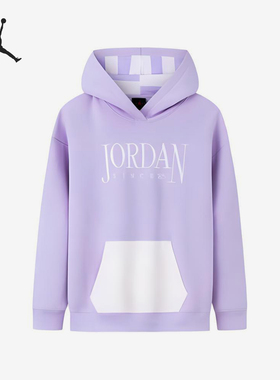 Nike/耐克正品JORDAN大童保暖针织宽松卫衣JD2412020GS-001