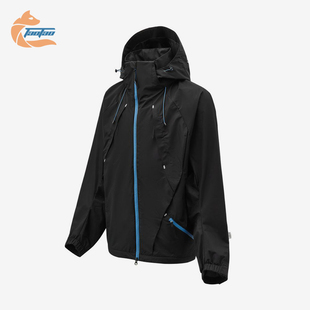 Adidas/阿迪达斯正品撞色拉链连帽长袖夹克经典男夹克外套KR0413