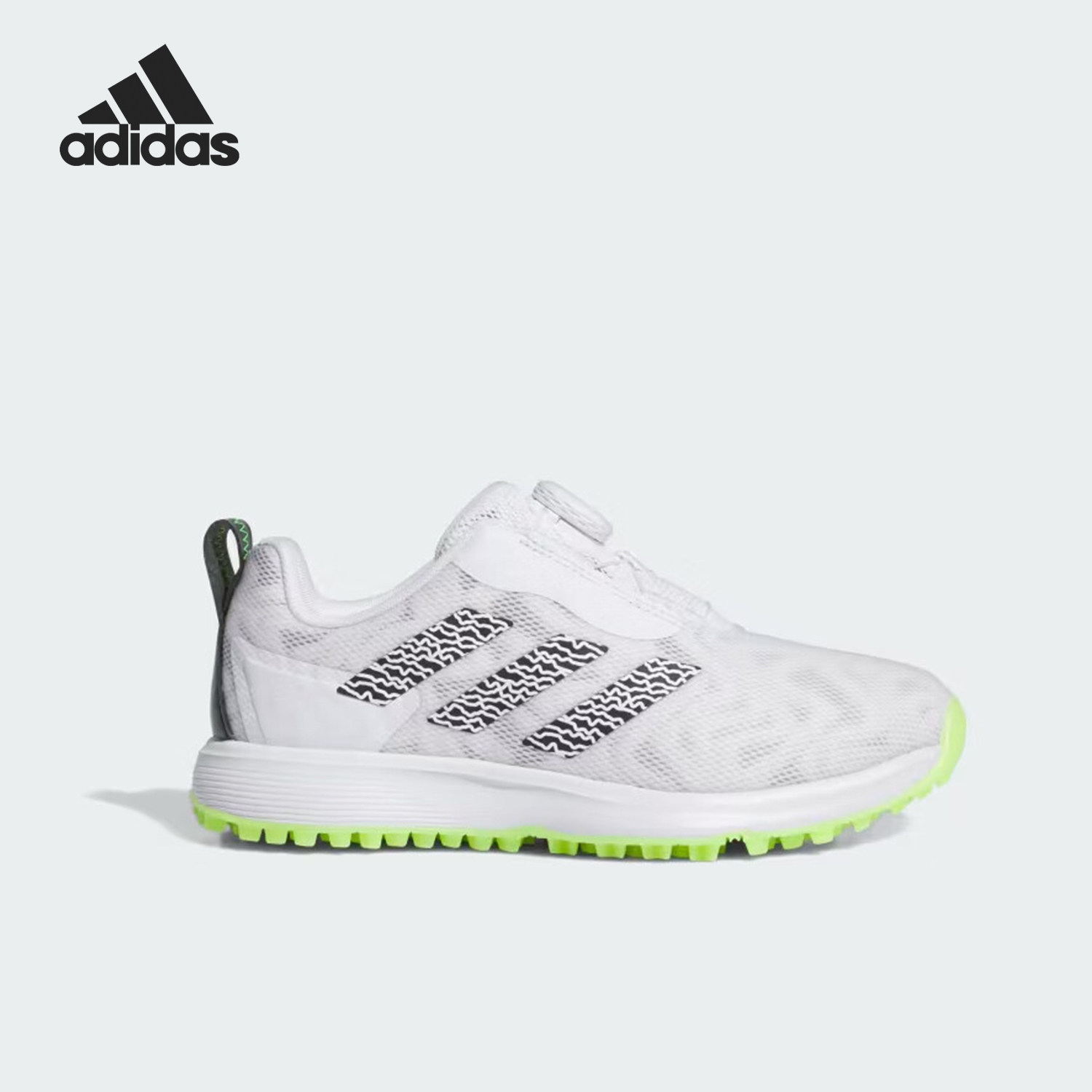 Adidas/阿迪达斯正品CODECHAOS儿童旋钮扣高尔夫球鞋IG8770