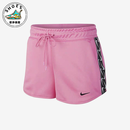 Nike/耐克正品刺绣抽绳系带运动直筒休闲舒适短裤CJ6318-610