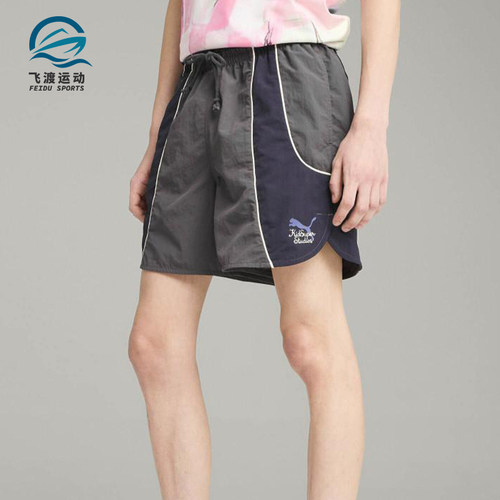 Puma/彪马正品五分短裤新款男女同款亲肤经典休闲短裤629514-78