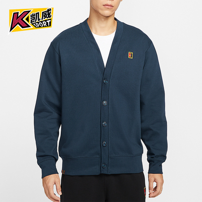 Nike/耐克正品Court Fairway男士长袖针织休闲运动开衫IM9362-478