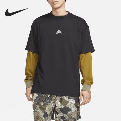 Nike/耐克正品ACG系列男士透气圆领刺绣图案短袖T恤DQ1815-011