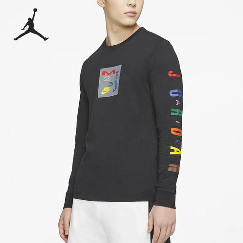 Nike/耐克正品JORDAN 23 ENGINEERED 男子针织圆领长袖T恤 AT8814