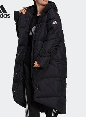 Adidas/阿迪达斯正品 W BIG BAFFLE C 女子保暖羽绒服 GT6539