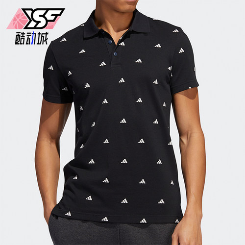 Adidas/阿迪达斯正品新款男士运动休闲经典印花短袖POLO衫FT2802