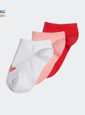 Adidas/阿迪达斯正品三叶草LinerSocks3Pairs经典运动袜FL9641