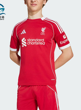 Adidas/阿迪达斯正品LIVERPOOL大童足球训练运动圆领球衣JV6436