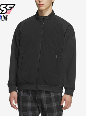 Adidas/阿迪达斯正品立领夹克新款男黑色轻盈保暖夹克JM2946