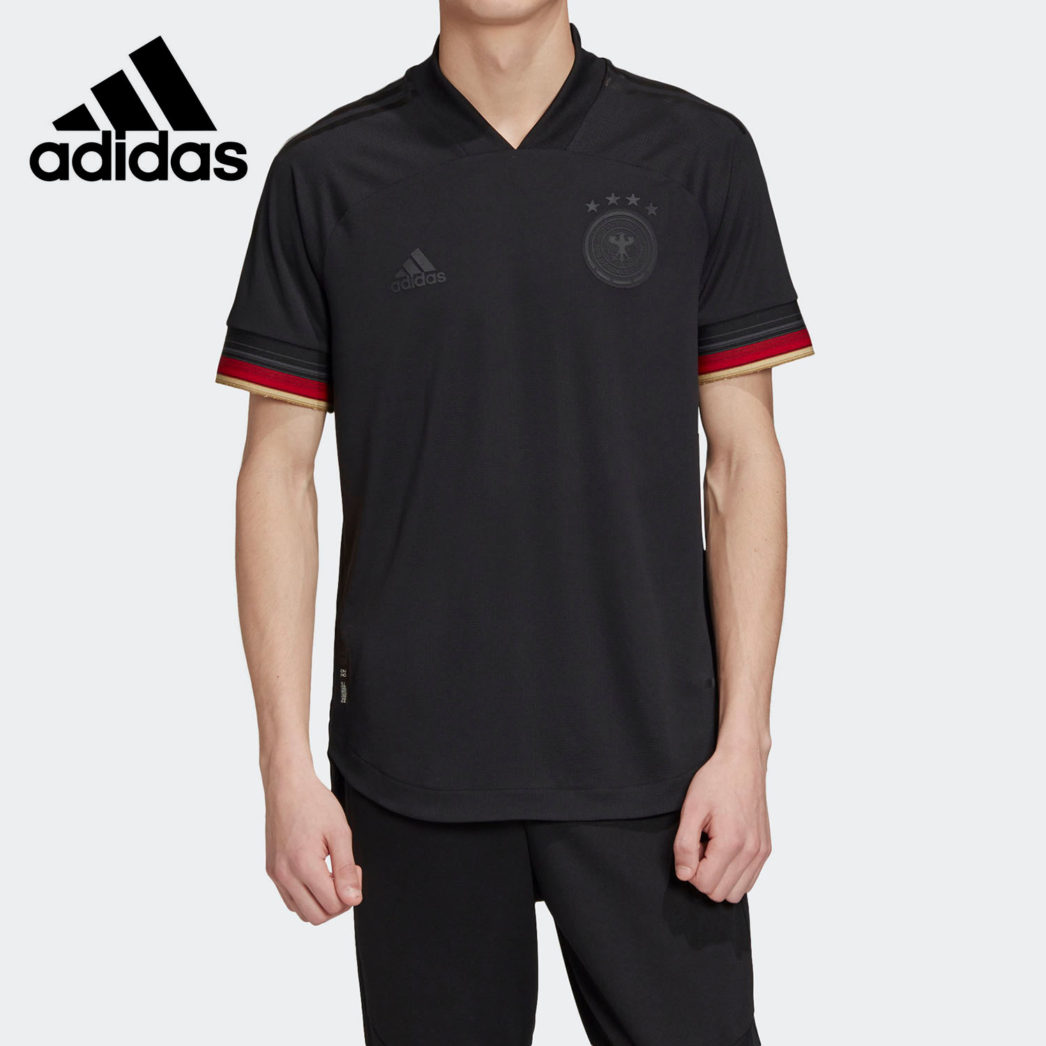 Adidas/阿迪达斯正品当季新款男子球员轻薄运动短袖T恤EH6116 - 实物图