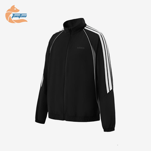 Adidas/阿迪达斯正品春秋男士运动立领轻质长袖夹克外套KB5655