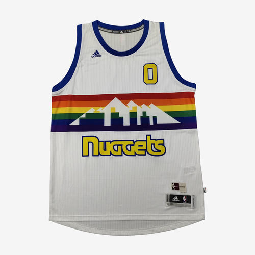Adidas阿迪达斯正品丹佛掘金NBA男女球迷版背心篮球服BT9873