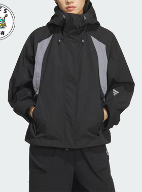Adidas/阿迪达斯正品FUTURE STYLE女士连帽保暖梭织外套KS0065