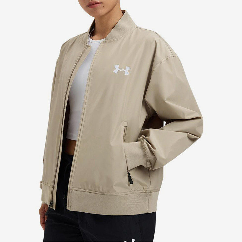 UA/安德玛正品Woven男女时尚休闲日常运动夹克棒球服1389367-299