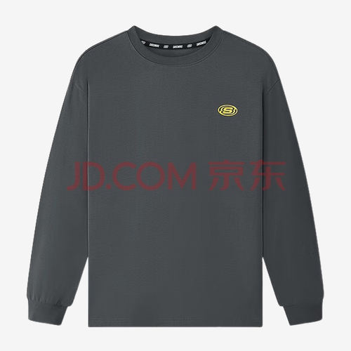 Skechers斯凯奇正品儿童款运动生活系列印花长袖T恤L225U051-02KY