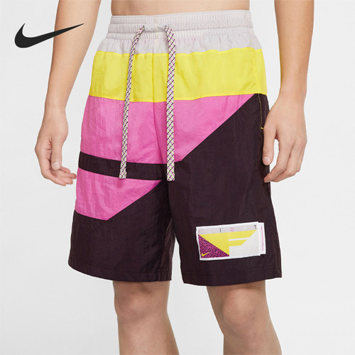 Nike/耐克正品FLIGHT男士系带松紧直筒运动经典短裤BV9413-660