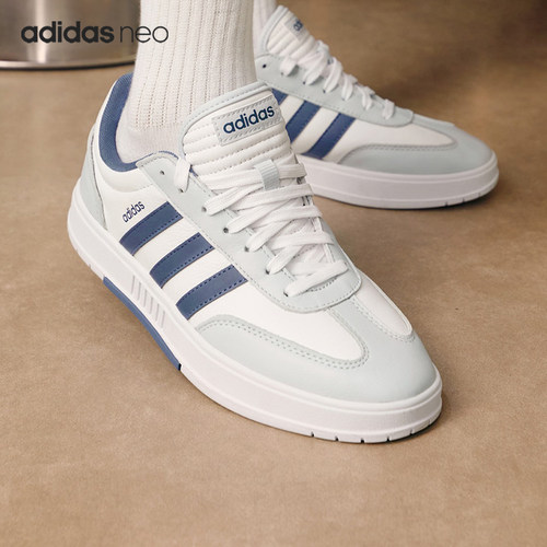 Adidas/阿迪达斯正品NEO 当季新款女子休闲耐磨运动板鞋H01222