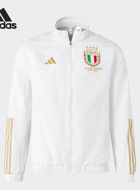 Adidas/阿迪达斯正品意大利队男子足球125周年纪念夹克HY5437
